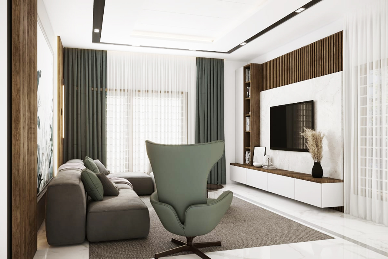 Interior design of living room